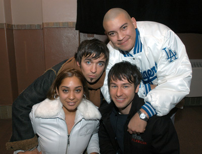 Joey Curtis, Victor Larios and Brihanna Hernandez at event of Streets of Legend (2003)