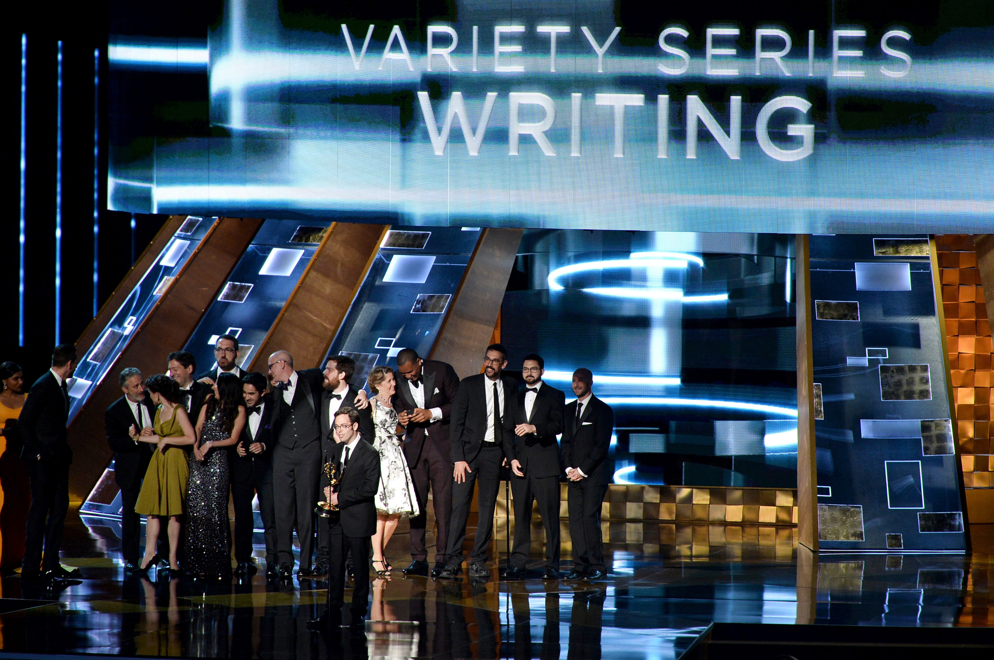 Elliott Kalan at event of The 67th Primetime Emmy Awards (2015)