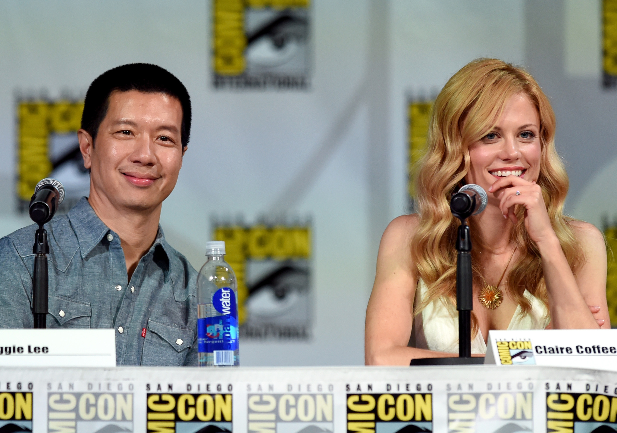 Reggie Lee and Claire Coffee at event of Grimm (2011)