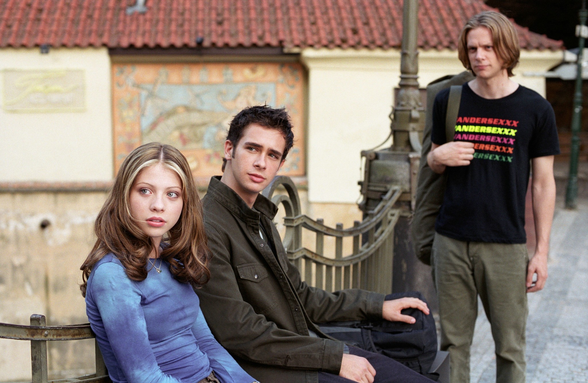 Still of Michelle Trachtenberg, Jacob Pitts and Scott Mechlowicz in Kelyje po Europa (2004)