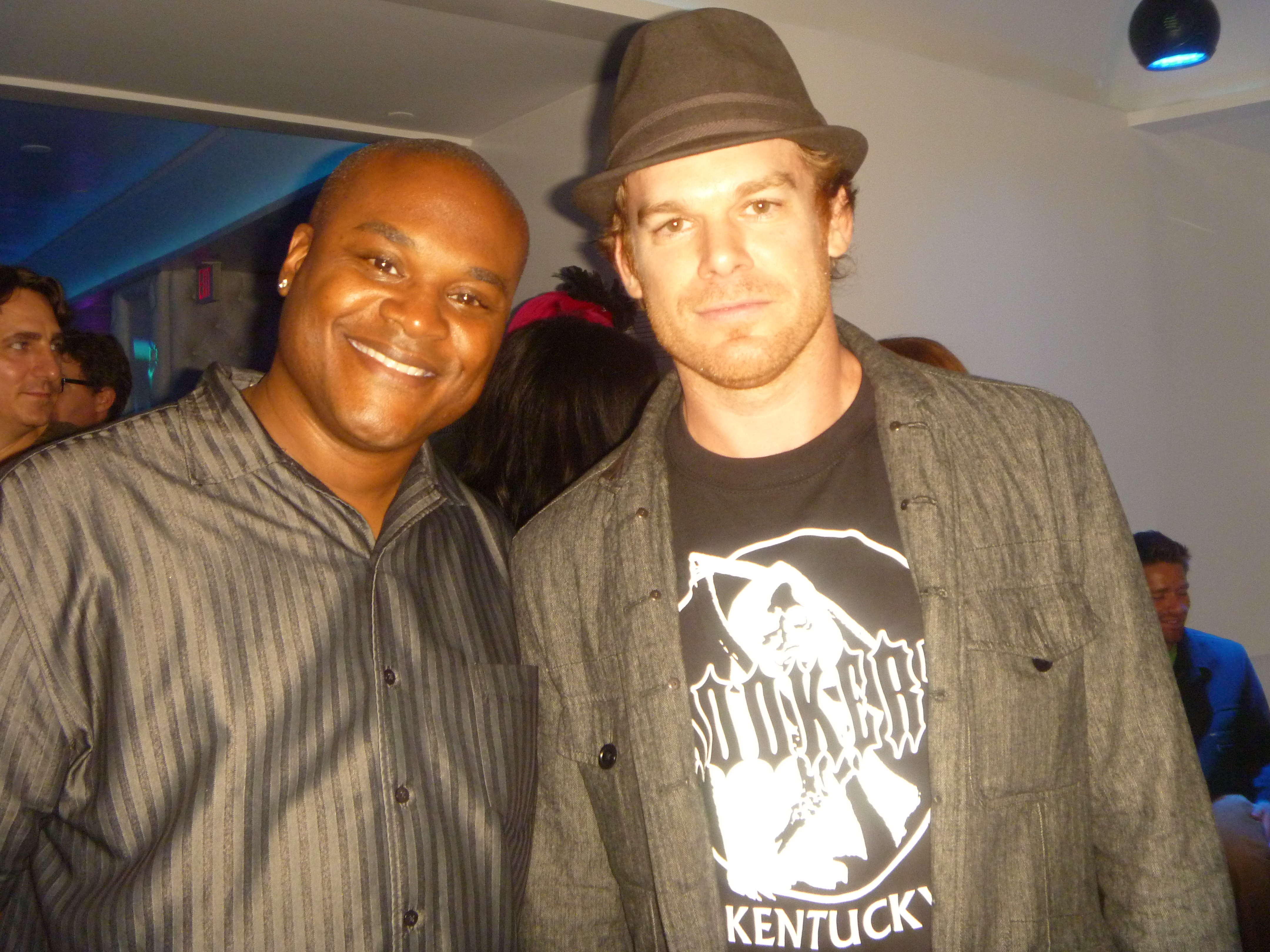 Kevin Linell and Michael C. Hall at Dexter Season 7 Wrap Party.