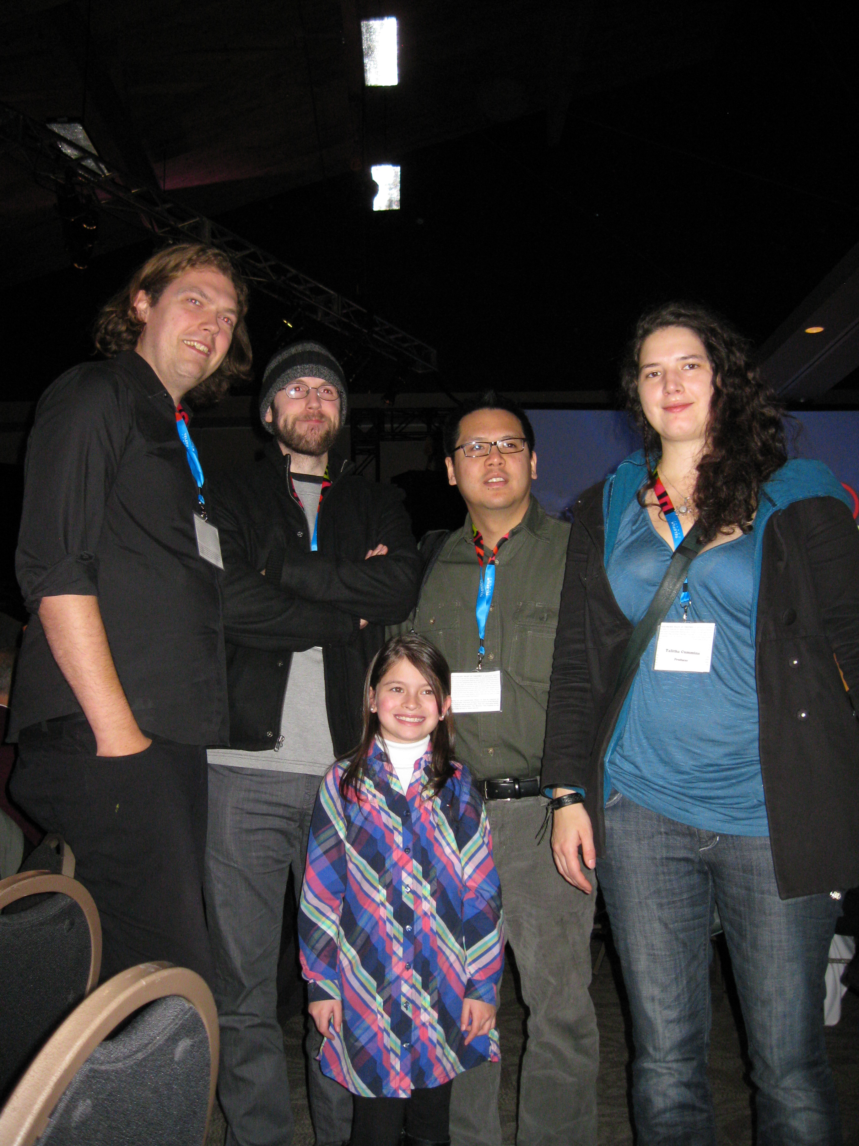 Dalila Bela with Jeremy, Ben, Robin & Talitha at the Whistler Film Festival 2011