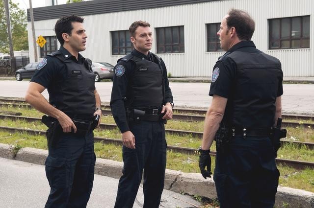 Still of Ben Bass and Peter Mooney in Rookie Blue (2010)