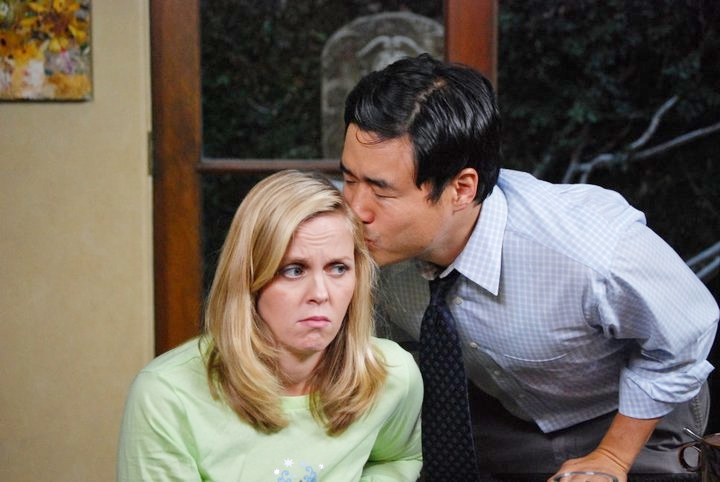 Beth Shea and Randall Park in 