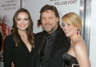 Russell Crowe, Elizabeth Banks and Olivia Wilde at event of Trys itemptos dienos (2010)