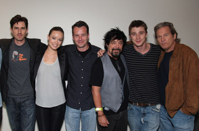 Jeff Bridges, Sean Bailey, Steven Lisberger, Olivia Wilde, Garrett Hedlund and Joseph Kosinski