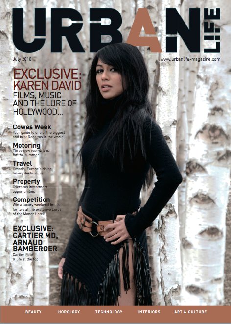 Front Cover feature for Urban Life