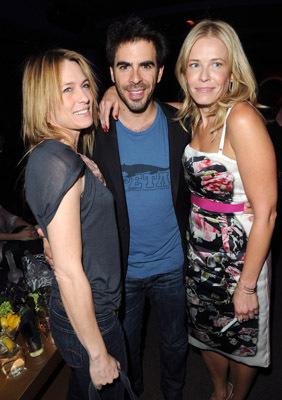 Robin Wright, Eli Roth and Chelsea Handler