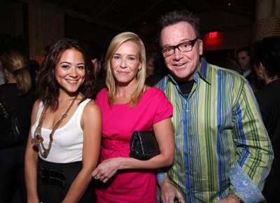 Tom Arnold, Camille Guaty and Chelsea Handler
