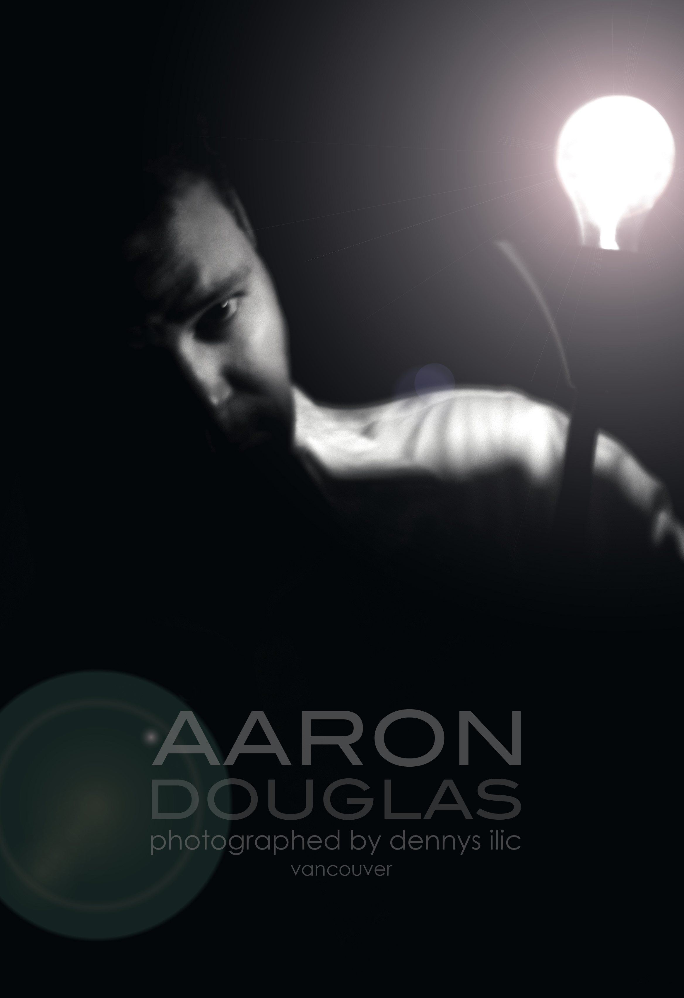 Actor Aaron Douglas photographed by Dennys Ilic