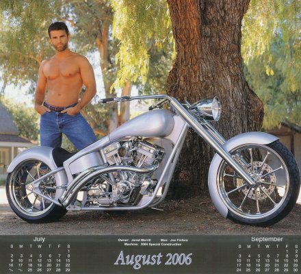 Joe Finfera appearing in the in the 2006 Calendar 