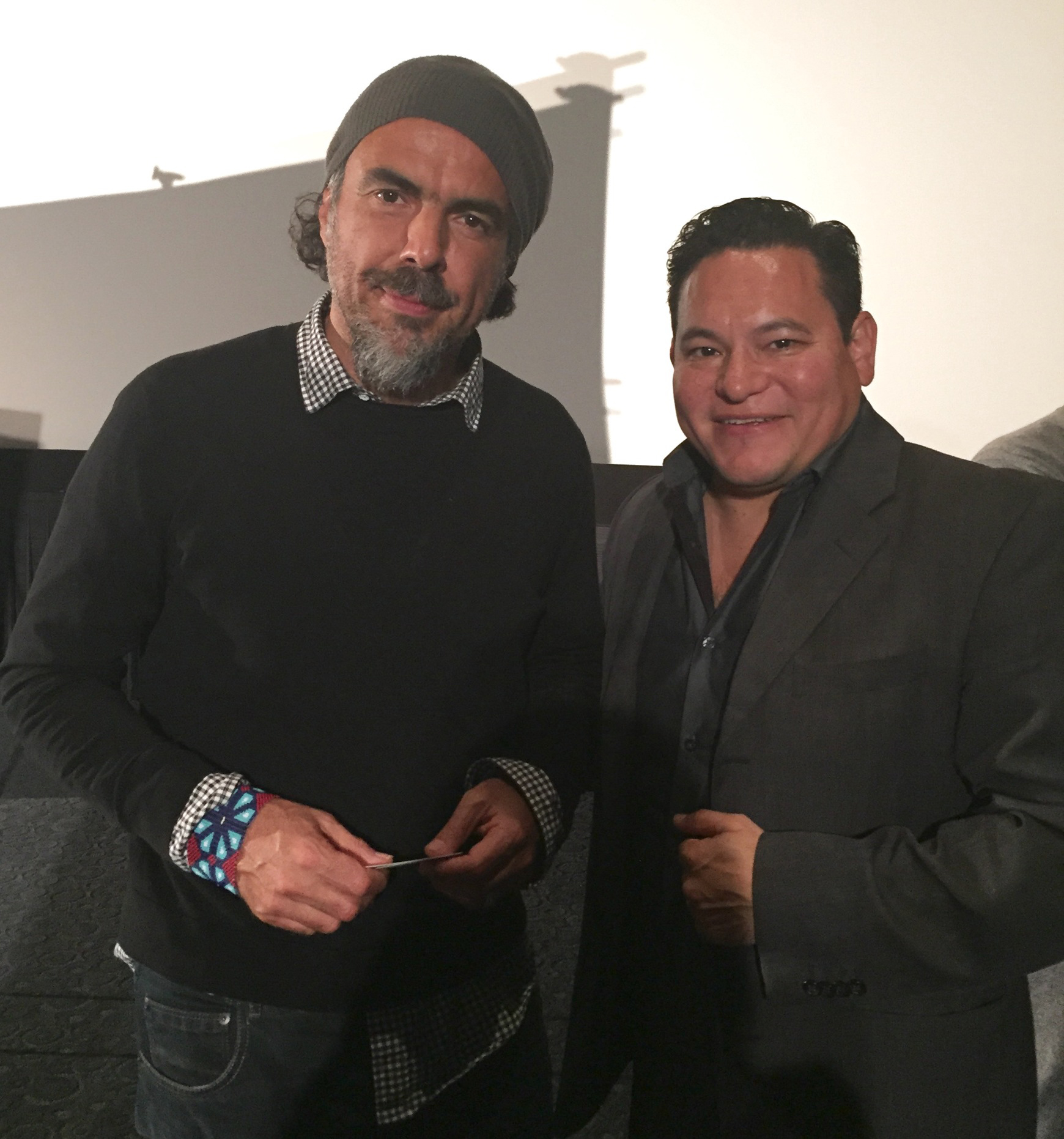 Alejandro G. Iñárritu with Henry Priest