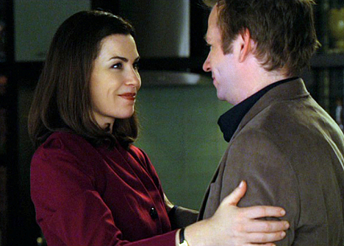 Still of Dallas Roberts and Peter Goes in The Good Wife (2009)