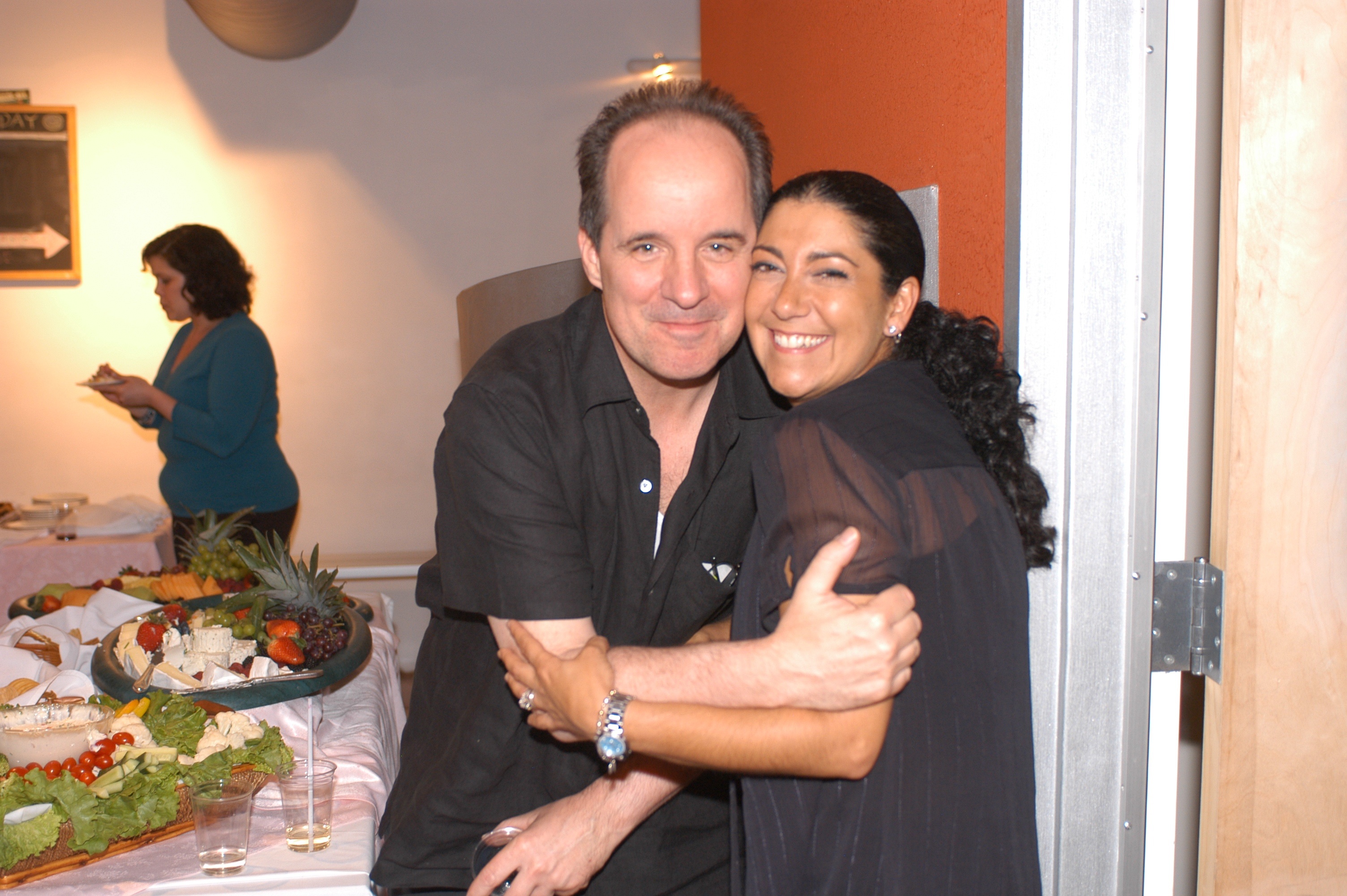 Toni D'Antonio and John Pankow at Endeavor Studios, NYC for the first workshop reading of the feature film script, ALTO by Mikki del Monico. Produced by Shake The Tree Productions 2007