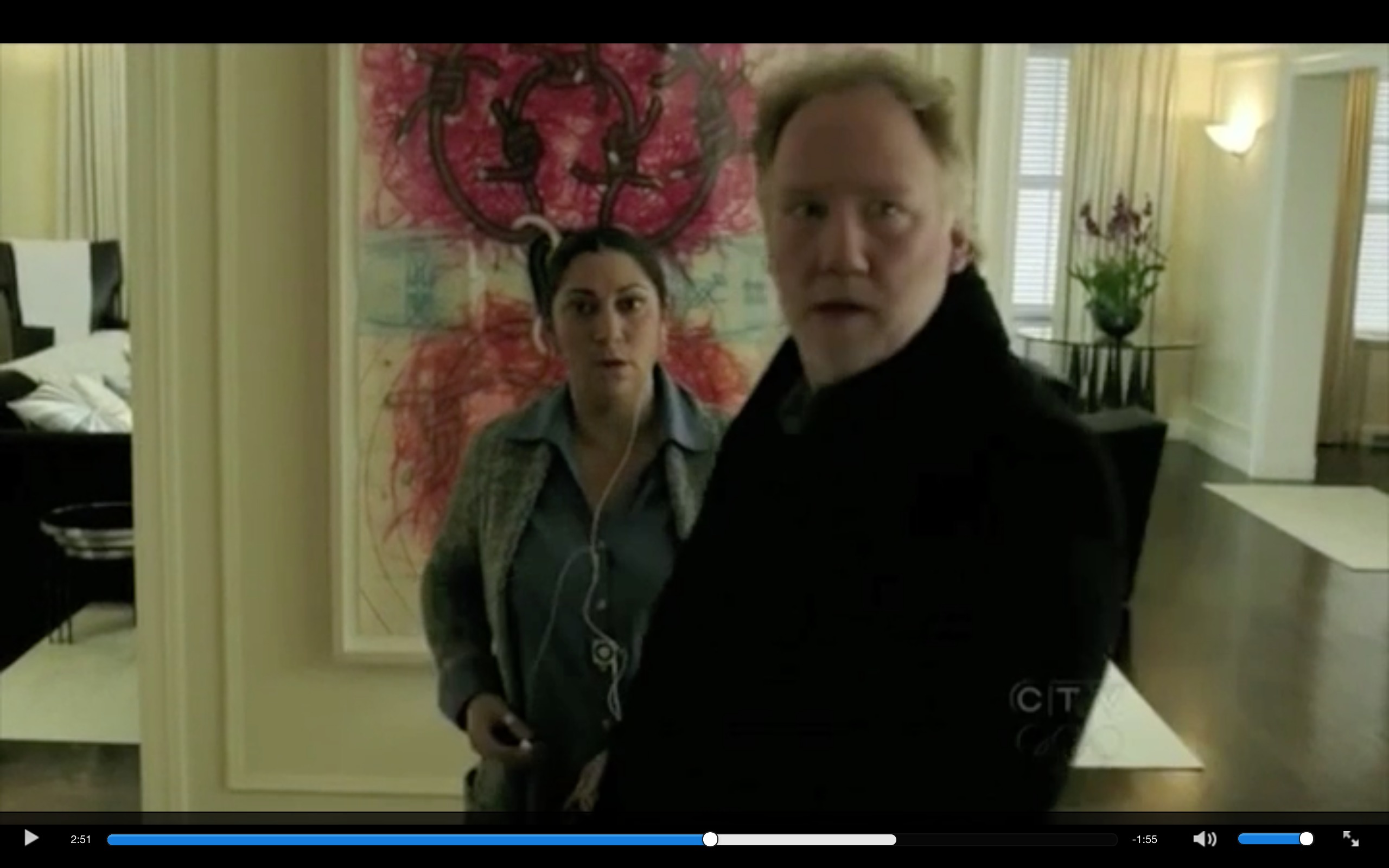 With Timothy Busfield as Consuela The Maid on Blue Bloods. 2013
