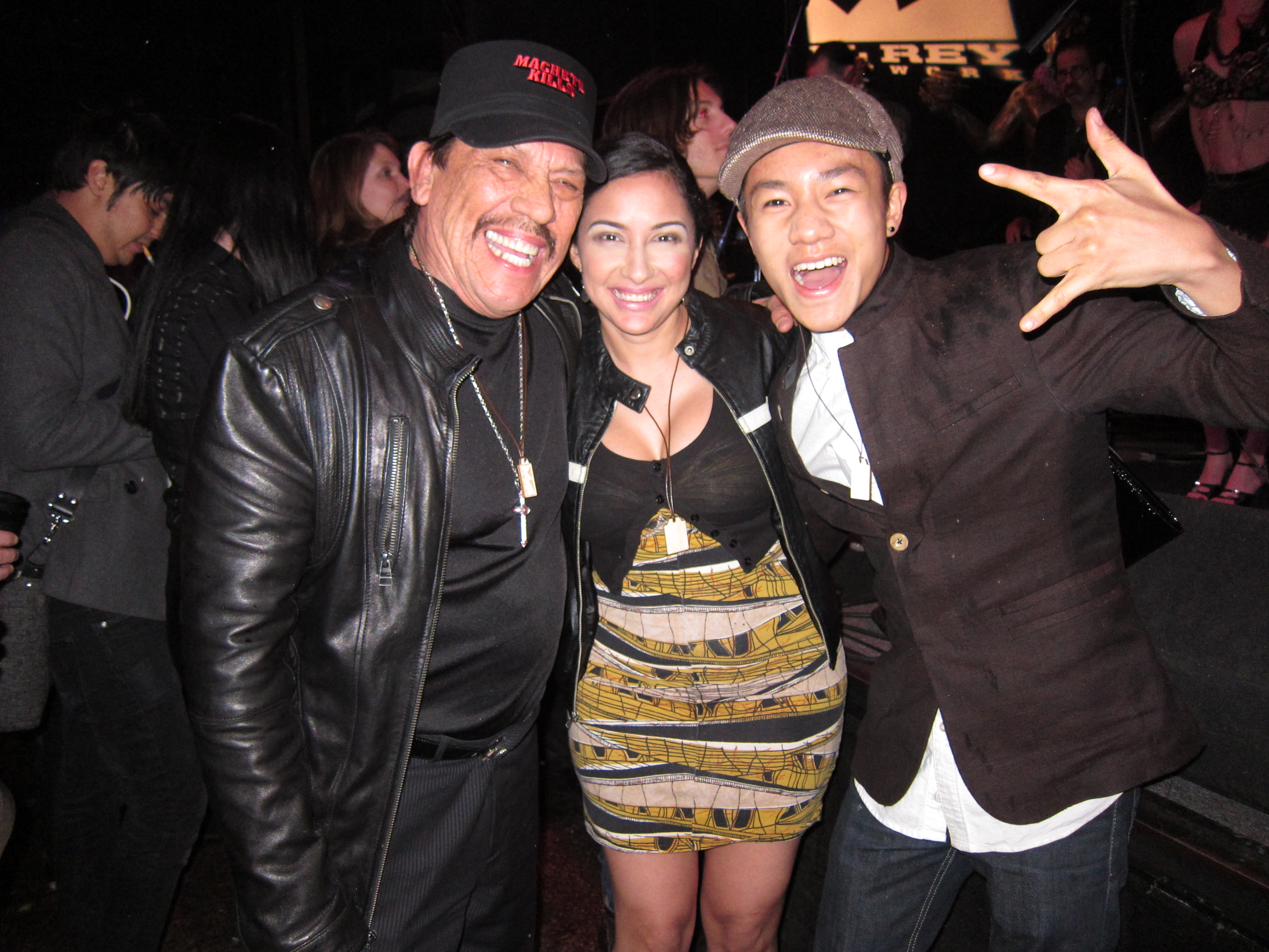 Brandon Soo Hoo & Danny Trejo at From Dusk Till Dawn After Party March 8, 2014 , Austin, Texas