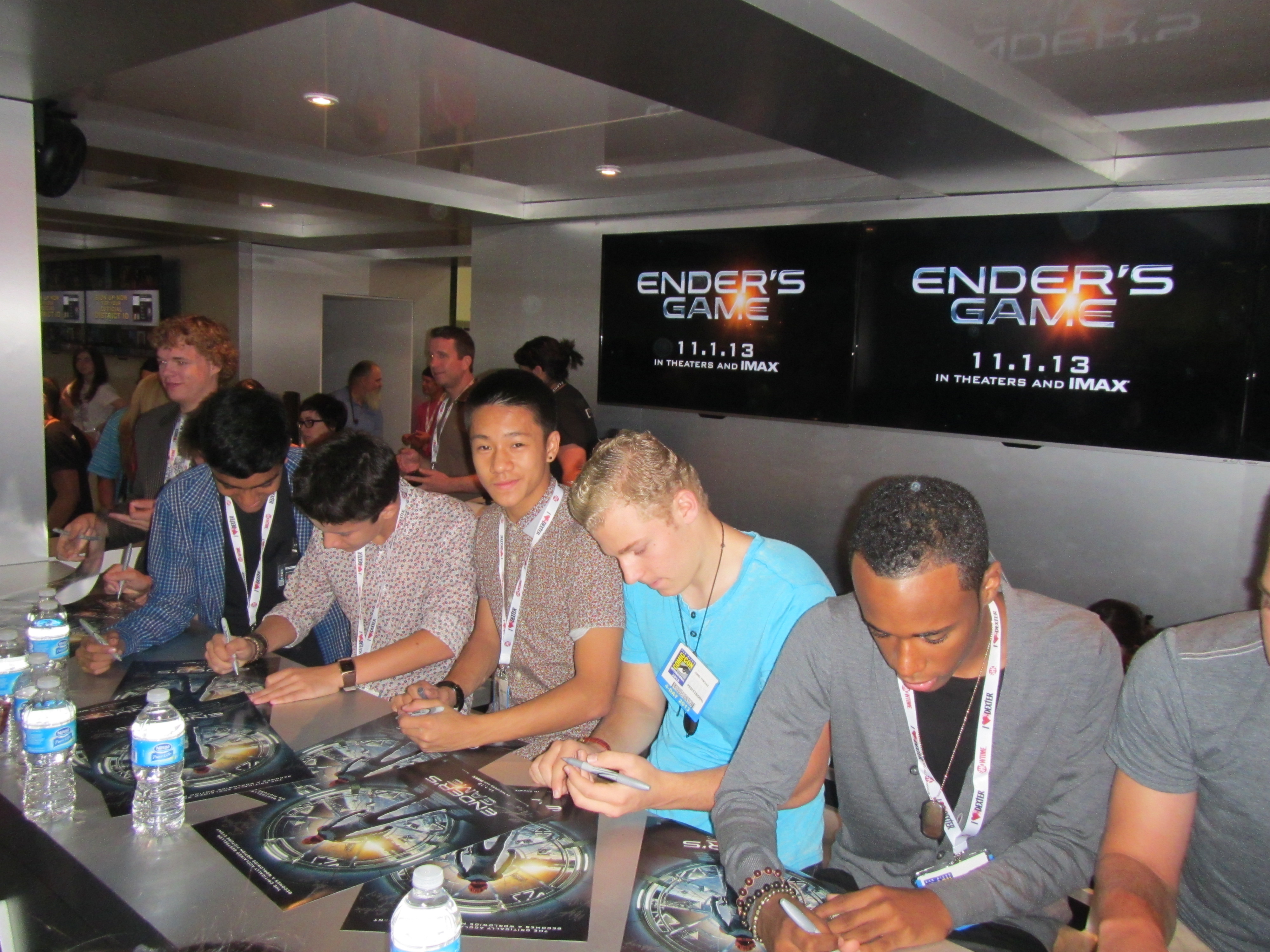 Brandon Soo Hoo and Ender's Game Cast at Comic-Con 07/20/2013