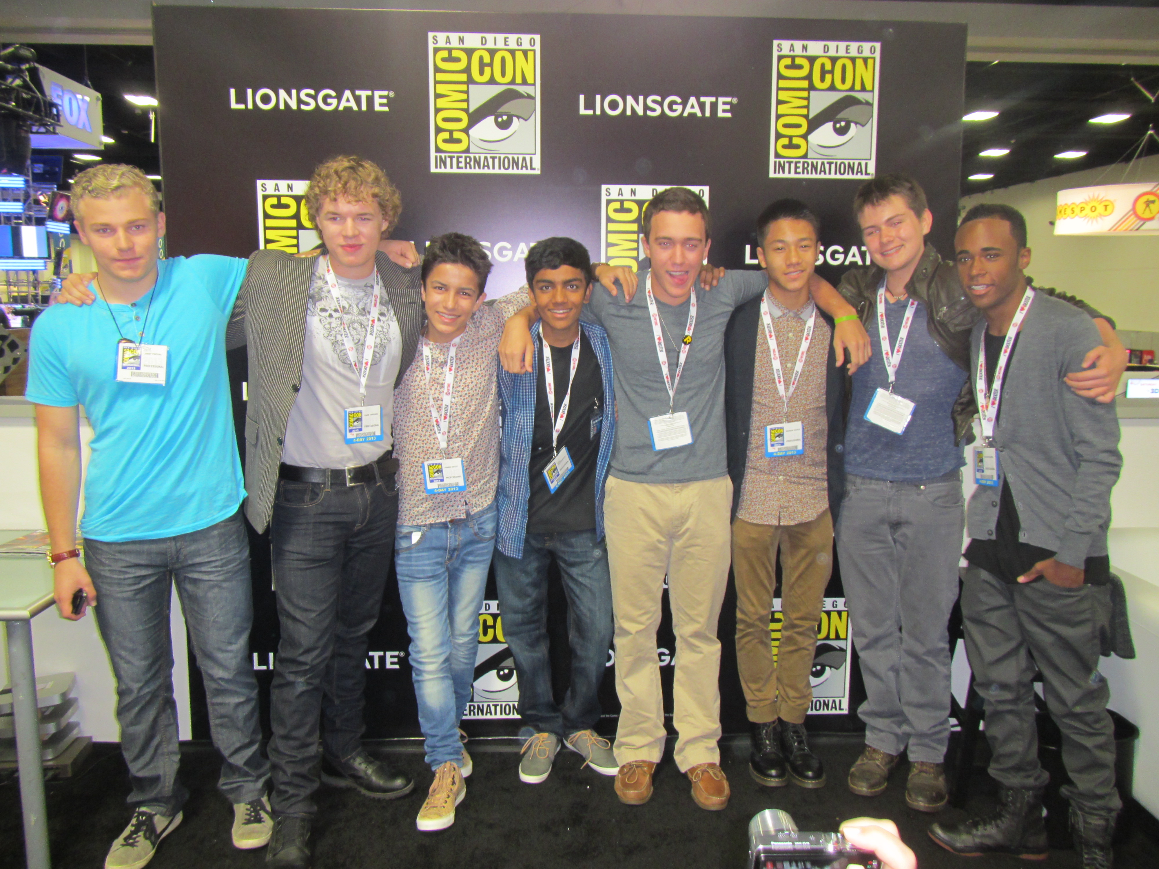 Brandon Soo Hoo and Ender's Game Cast at Comic-Con 07/20/2013