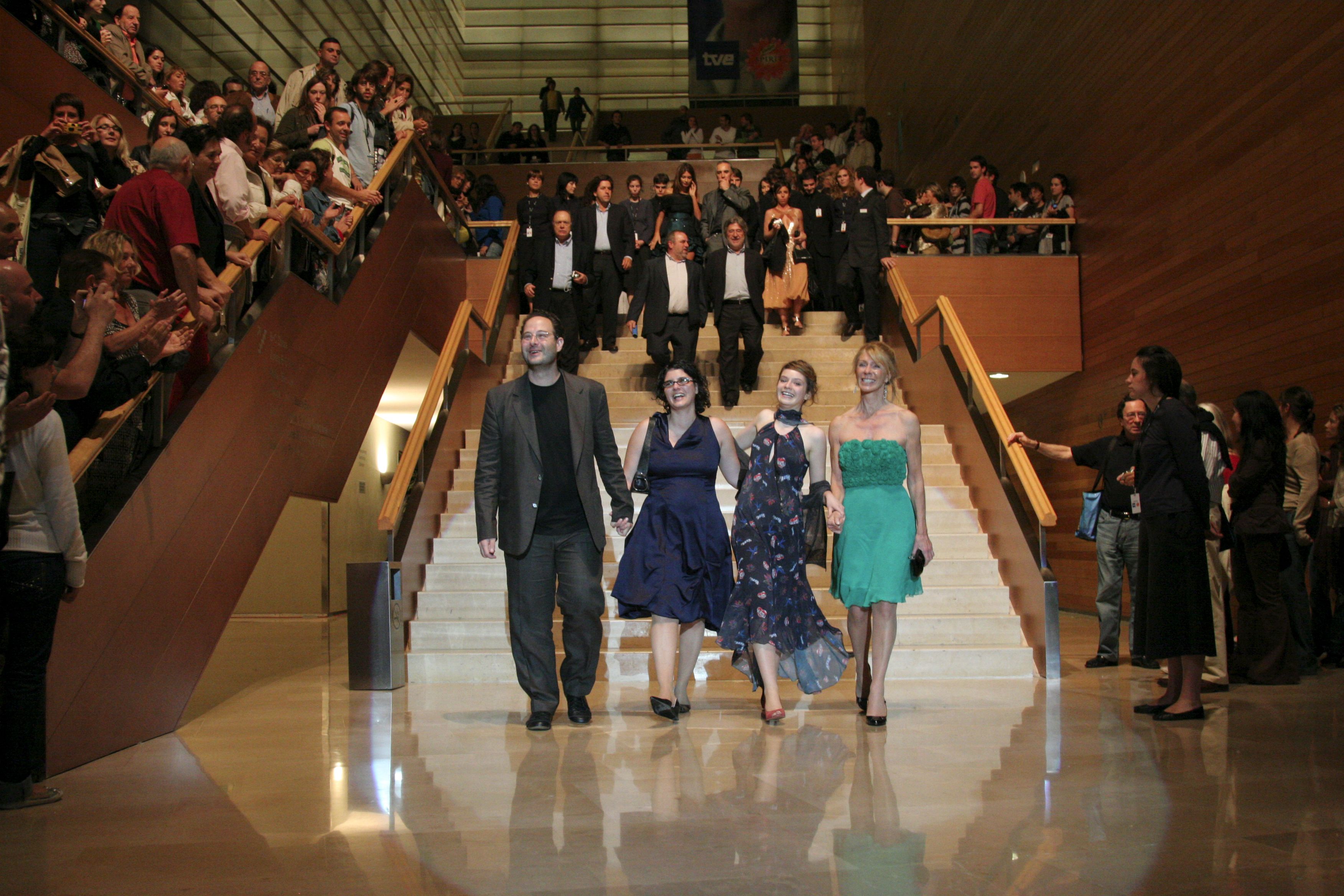 Encarnacion 2007, San Sebastian Film Festival presentation. Diego Dubcovsky, Anahi Berneri, Martina Juncadella, Anahi Berneri.