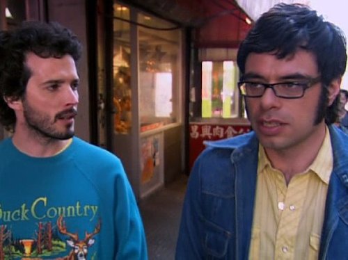 Still of Bret McKenzie and Jemaine Clement in Flight of the Conchords (2007)