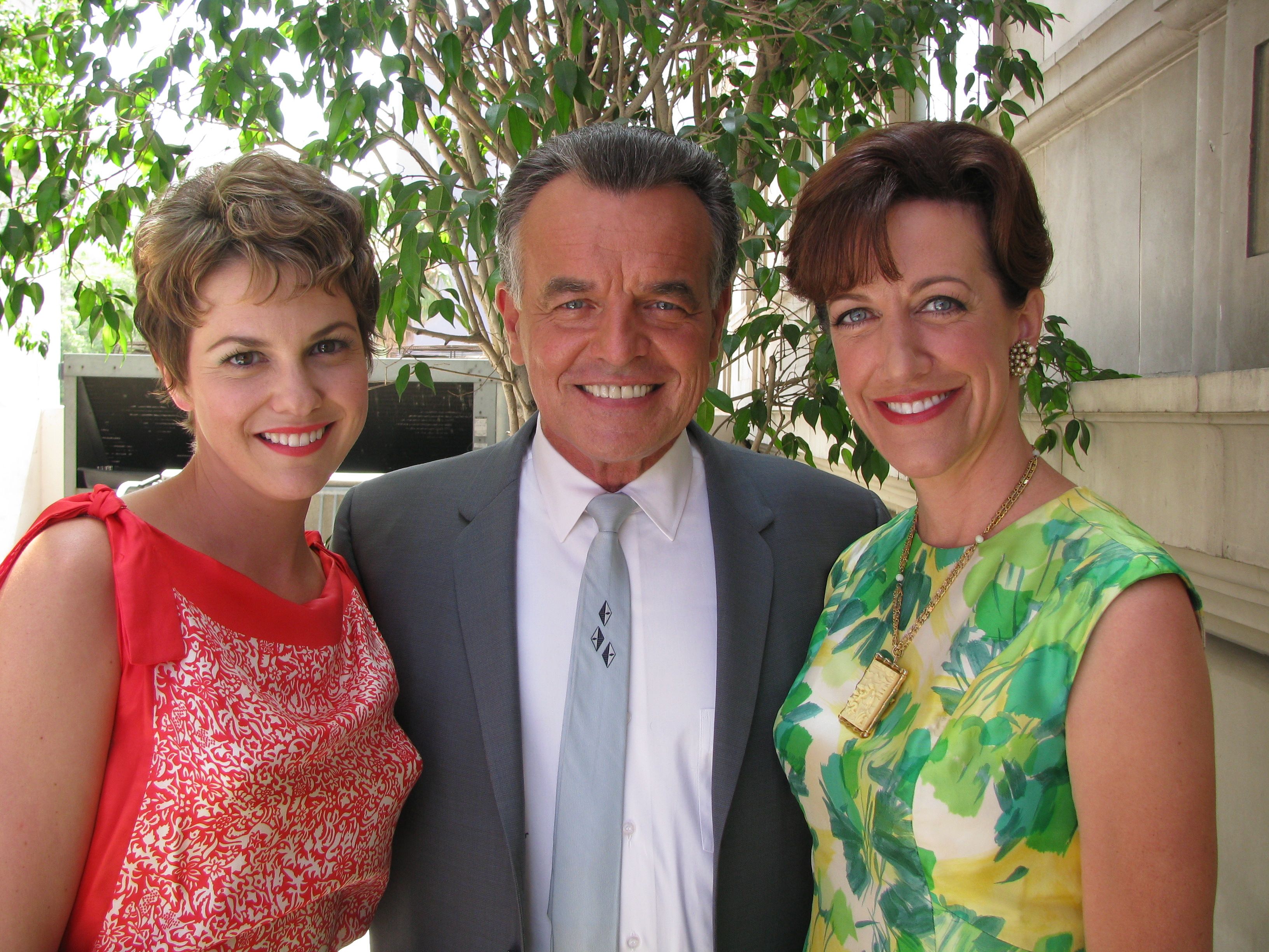 Mad Men cast Larisa Oleynik, Ray Wise & Dale Waddington (playing Cynthia, Ed & Lillian Baxter, Season 4)