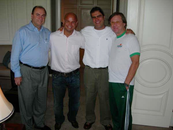 Cesar Maia(Rio de Janeiro's Mayor), Marco, Frederico Lapenda, Michael Ovitz