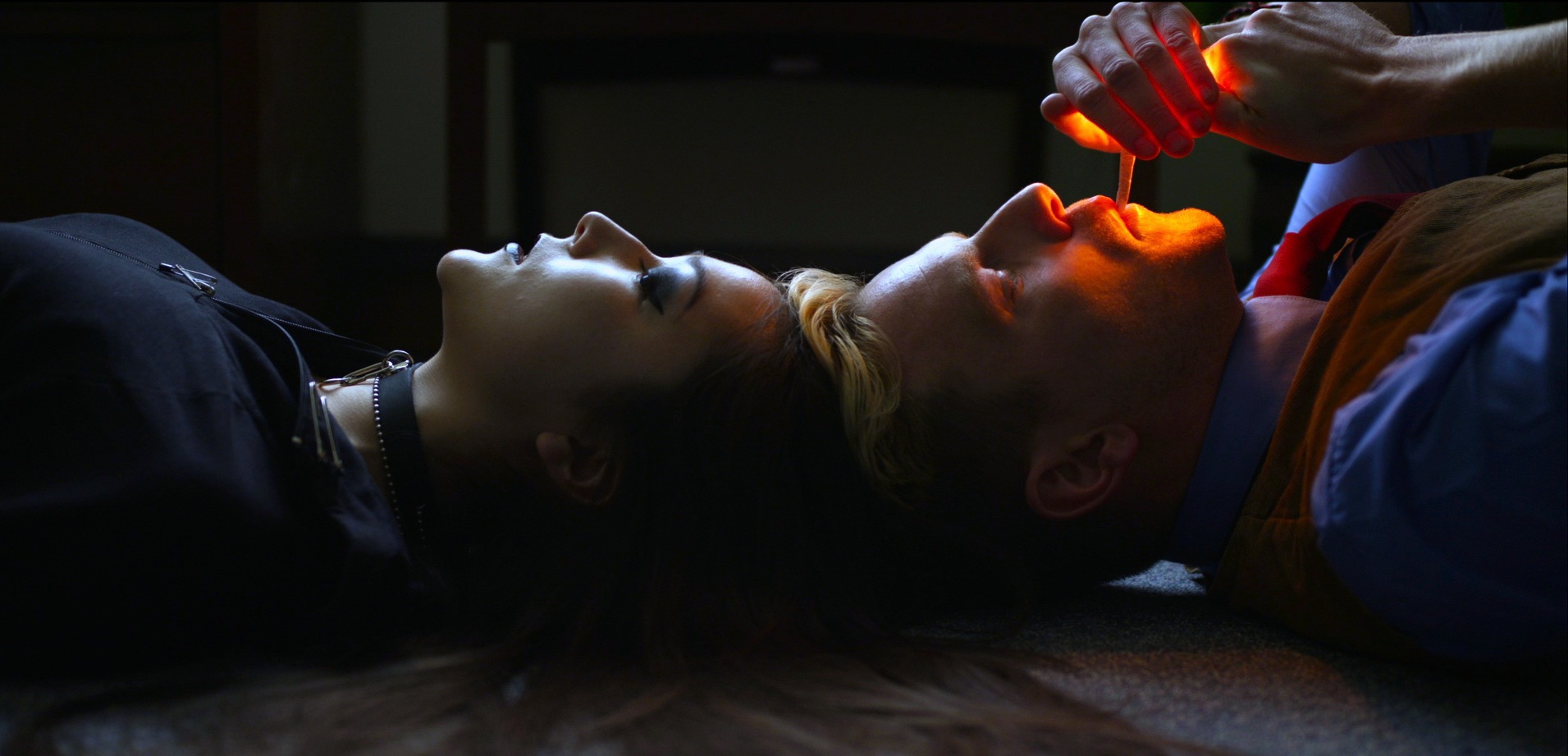 Still of Pat Mills and Emily Piggford in Guidance (2014)