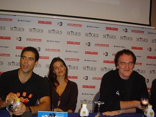 Eli Roth, Barbara Nedeljakova, Quentin Tarantino