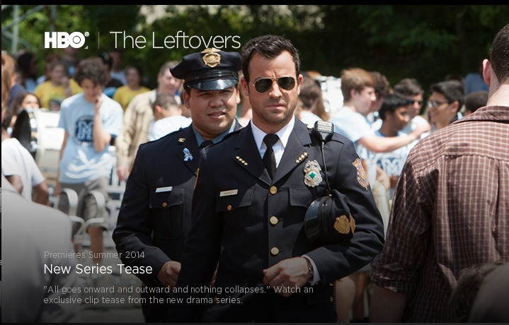 Frank Harts (Left), Justin Theroux (Right) HBO'S THE LEFTOVERS. Premieres June 15th, 2014