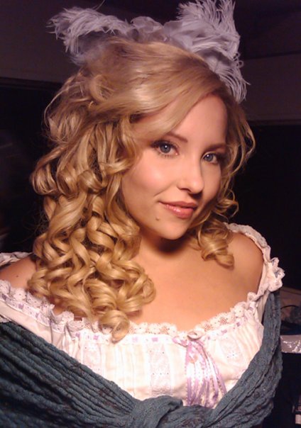 Cecilie Bull as Pearl on the set of Heathens and Thieves.