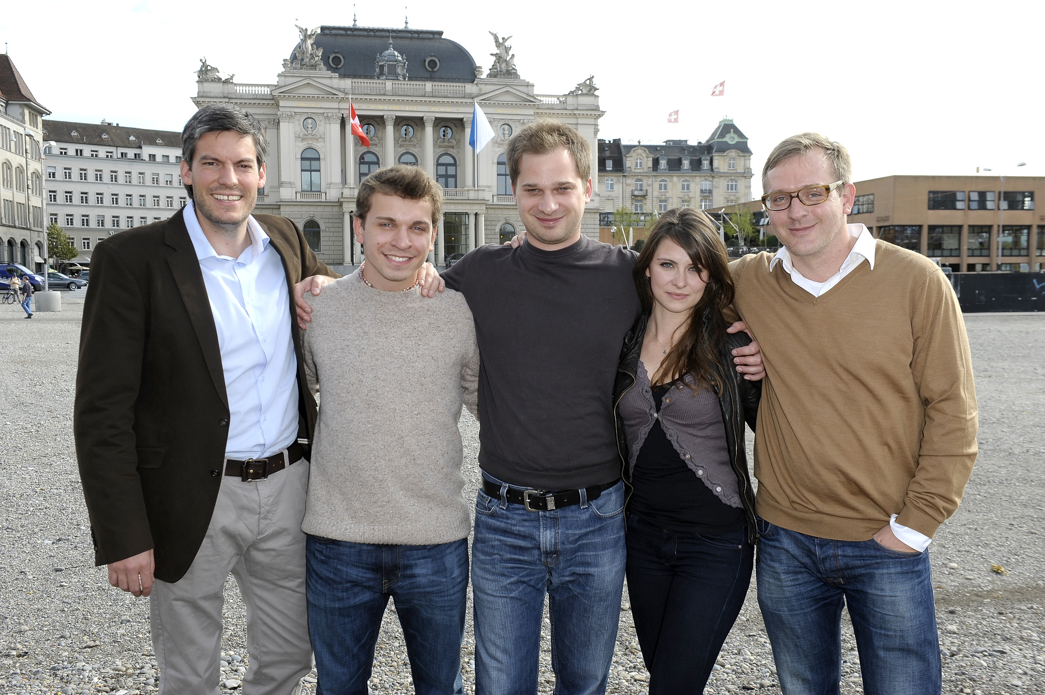 Natalia Rudziewicz, Matthias Drescher, Philipp Knauss, Edin Hasanovic and Lars-Gunnar Lotz