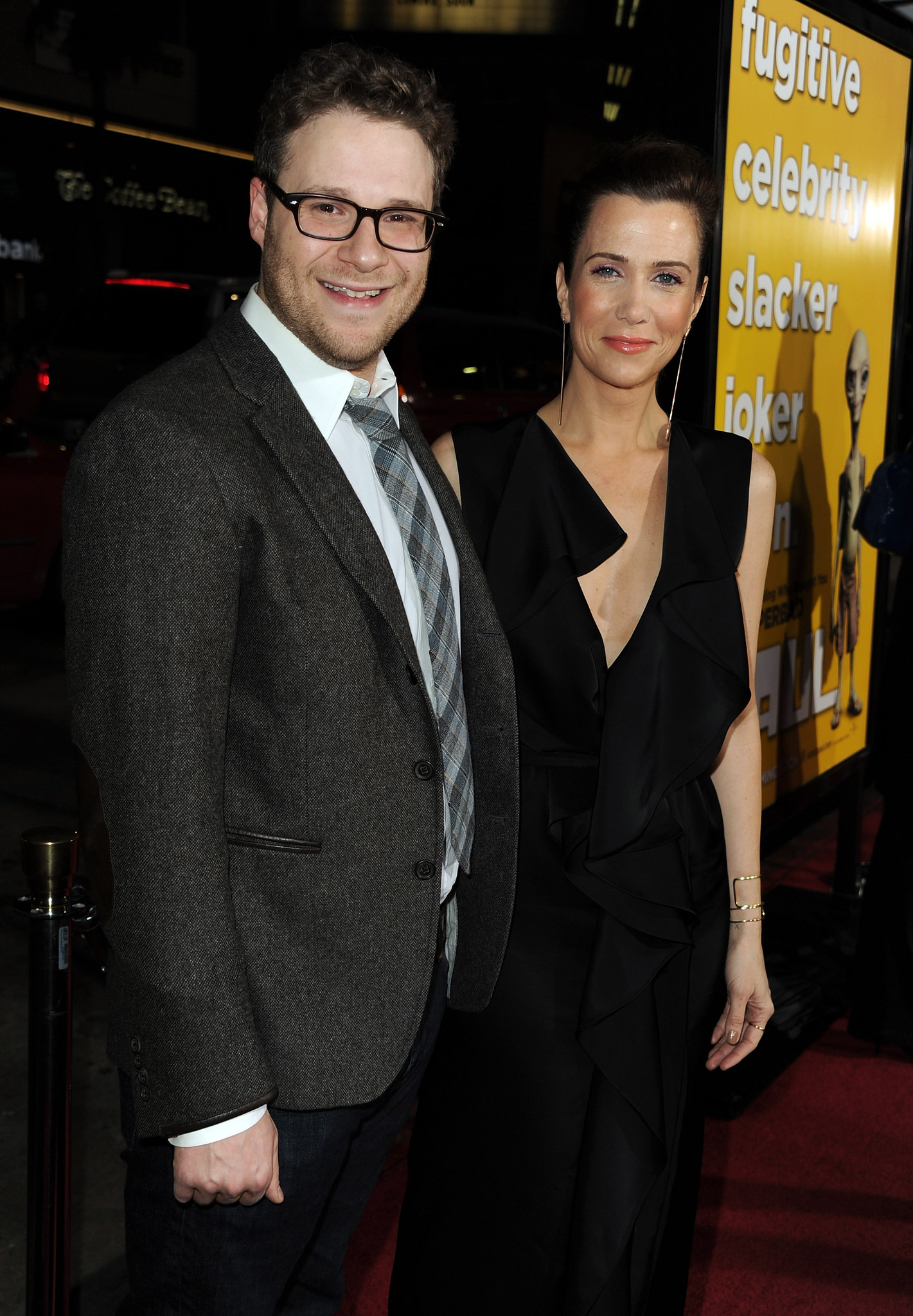 Seth Rogen and Kristen Wiig at event of Polas (2011)