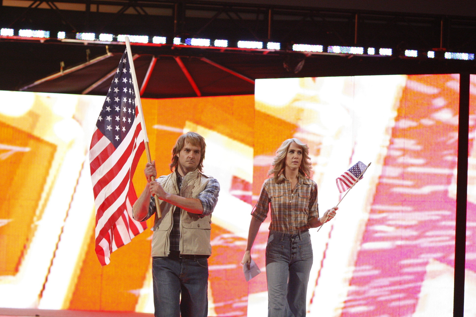 Will Forte and Kristen Wiig at event of MacGruber (2010)