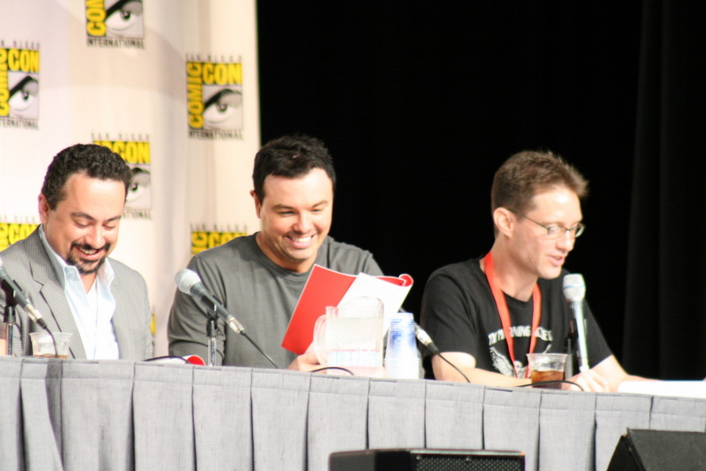 Seth MacFarlane, Mike Barker and Joseph Daniello