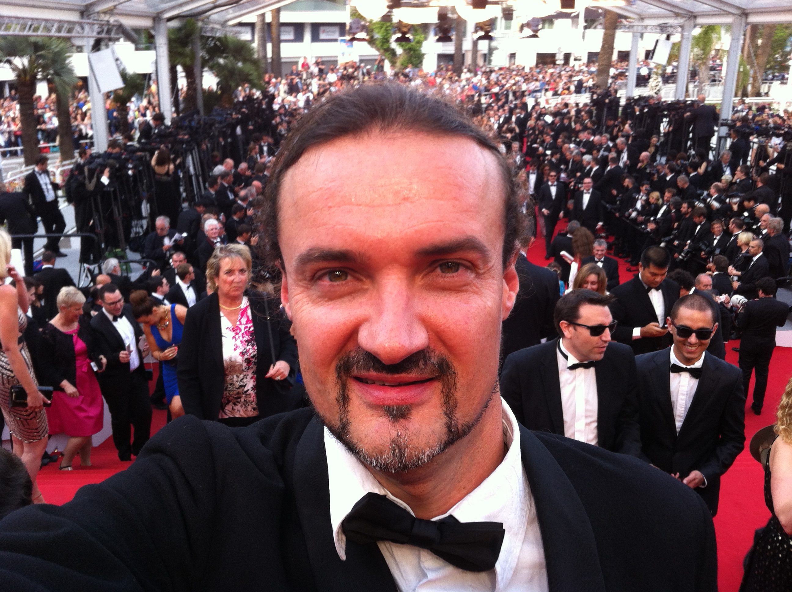 On the red carpet at the Cannes Film Festival