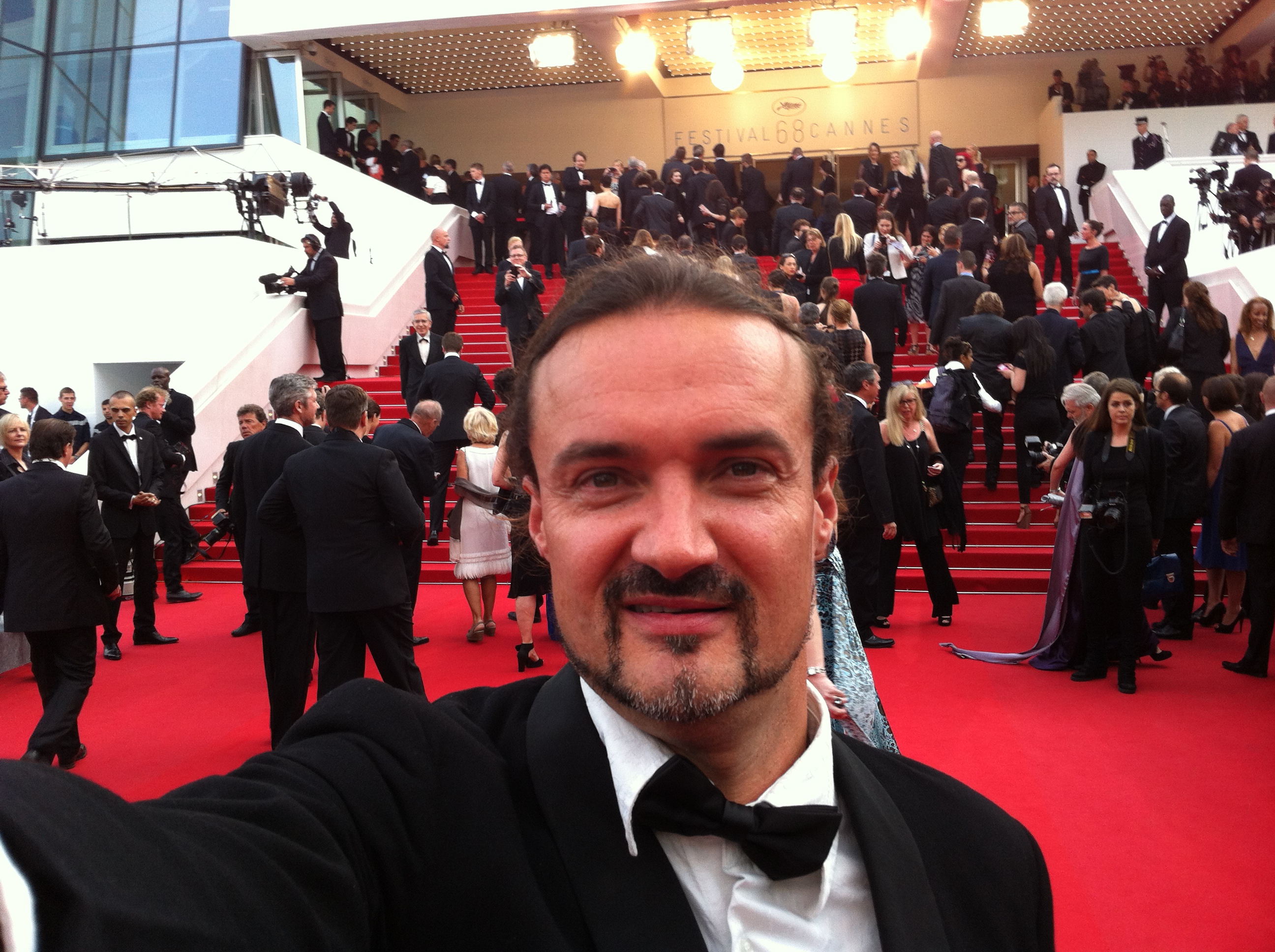 On the red carpet at the Cannes Film Festival