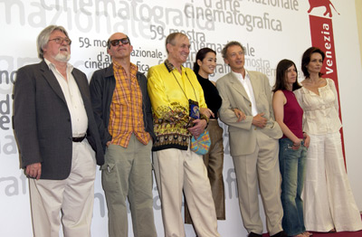 Li Gong, Jacques Audiard, László Kovács and Francesca Neri