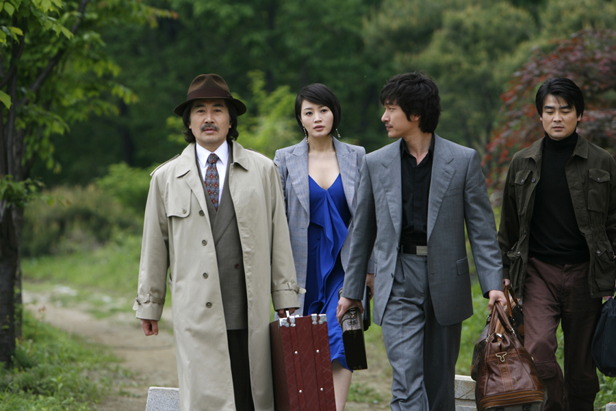 Still of Seung-woo Cho, Hye-su Kim, Yun-shik Baek and Kyeong-ik Kim in Tajja (2006)