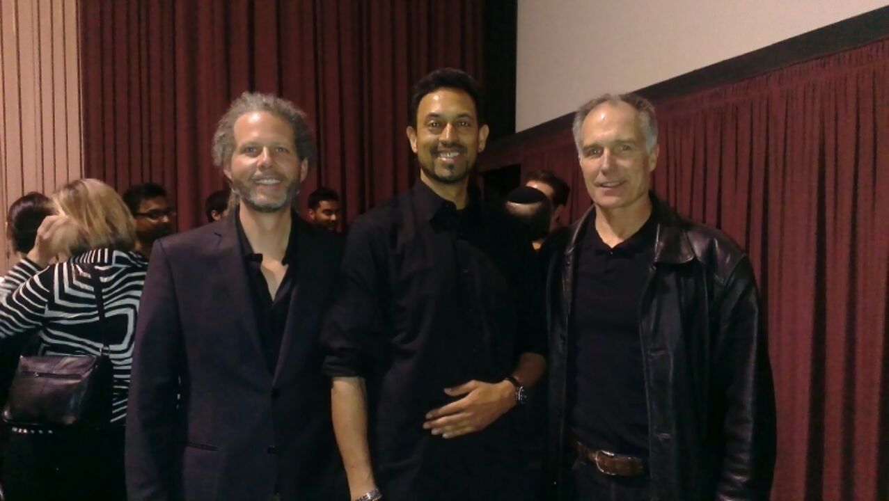 With Jeremiah Birnbaum and Patrick St. Esprit at TORN screening.