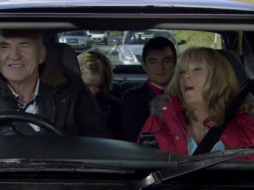 Still of Larry Lamb, Joanna Page, Alison Steadman and Mathew Horne in Gavin & Stacey (2007)