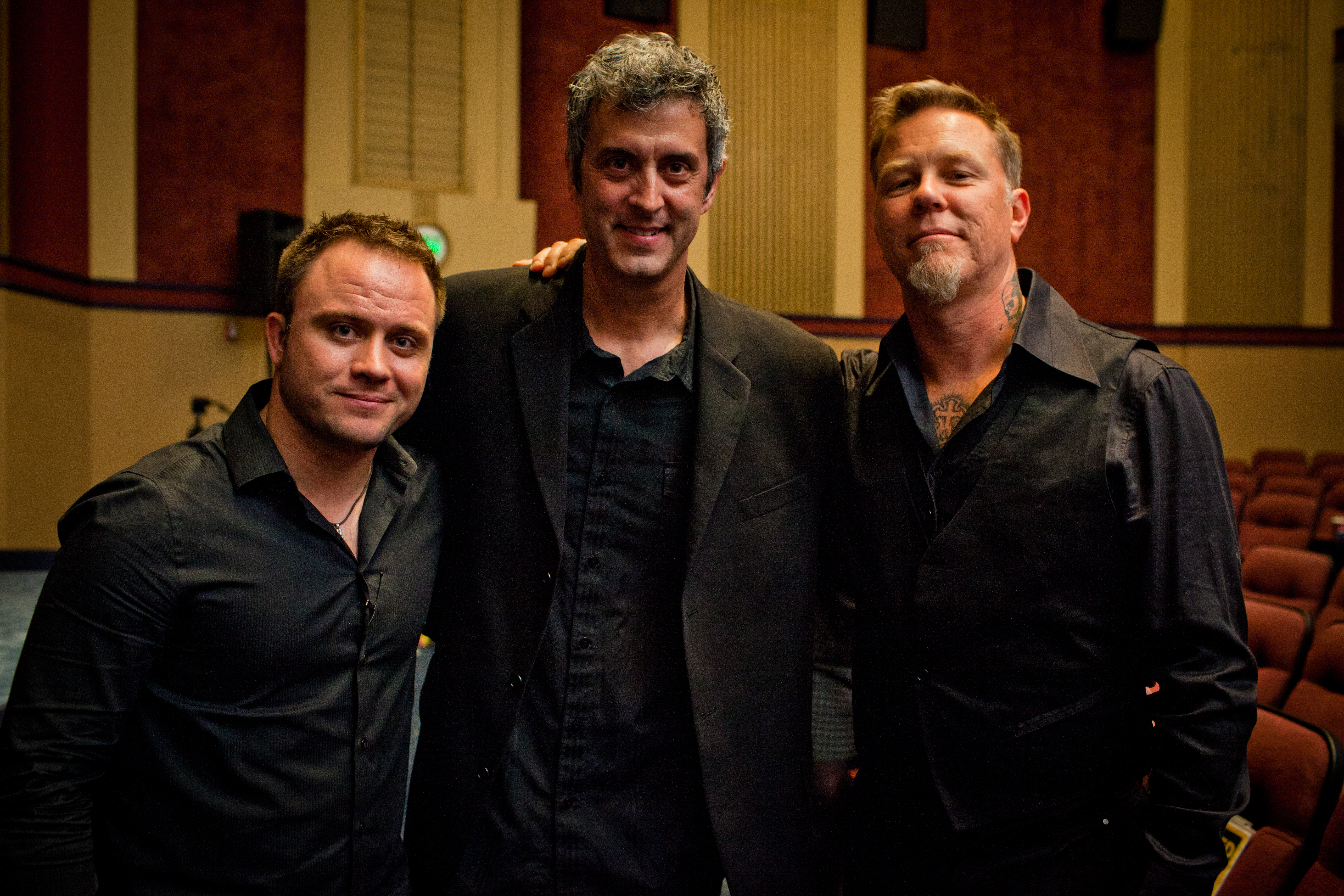 With director Justin Hunt and James Hetfield