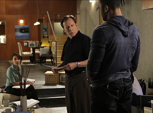 Still of James Woods, Henry Simmons and Sophina Brown in Shark (2006)