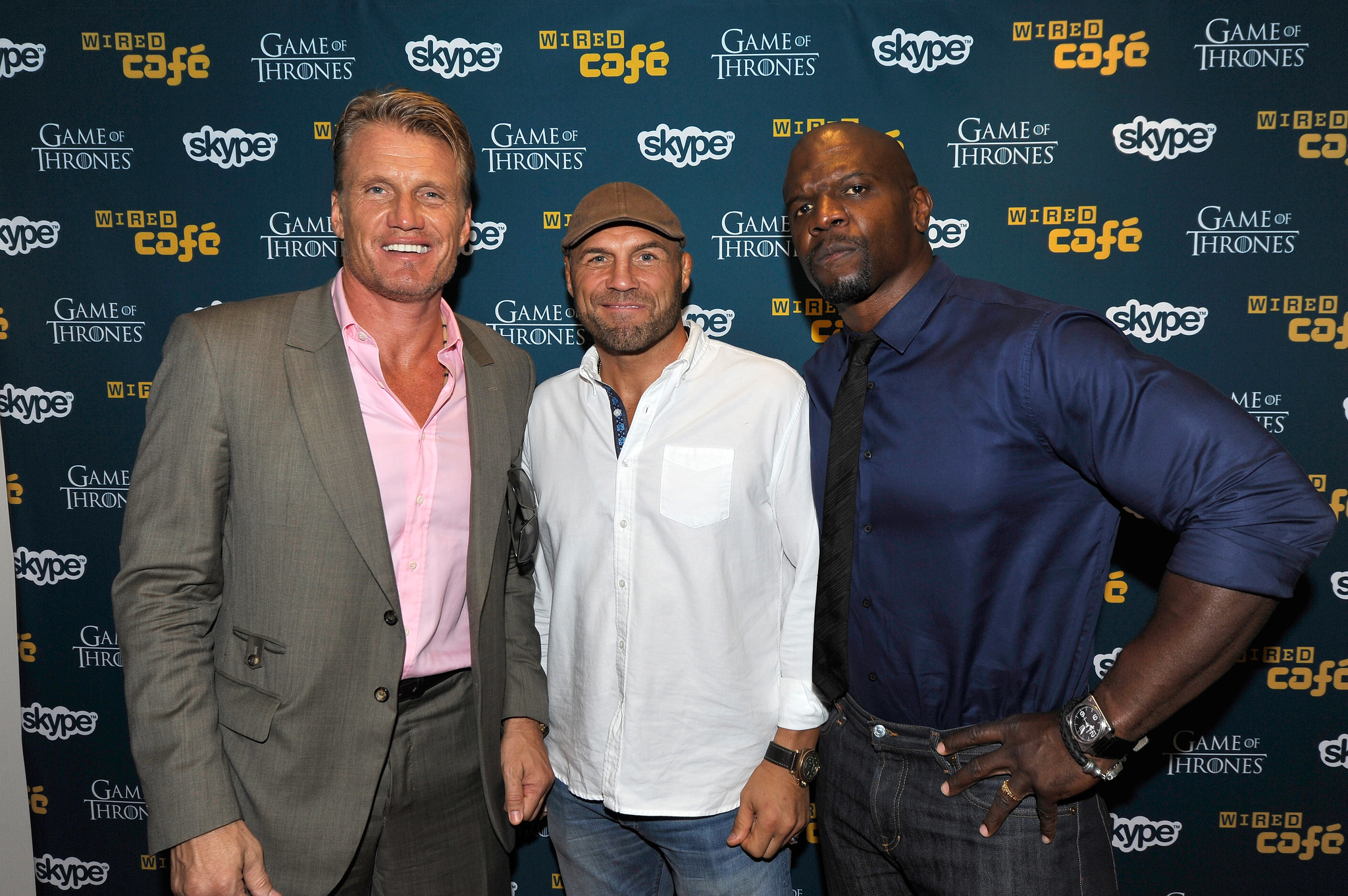 Dolph Lundgren, Terry Crews and Randy Couture