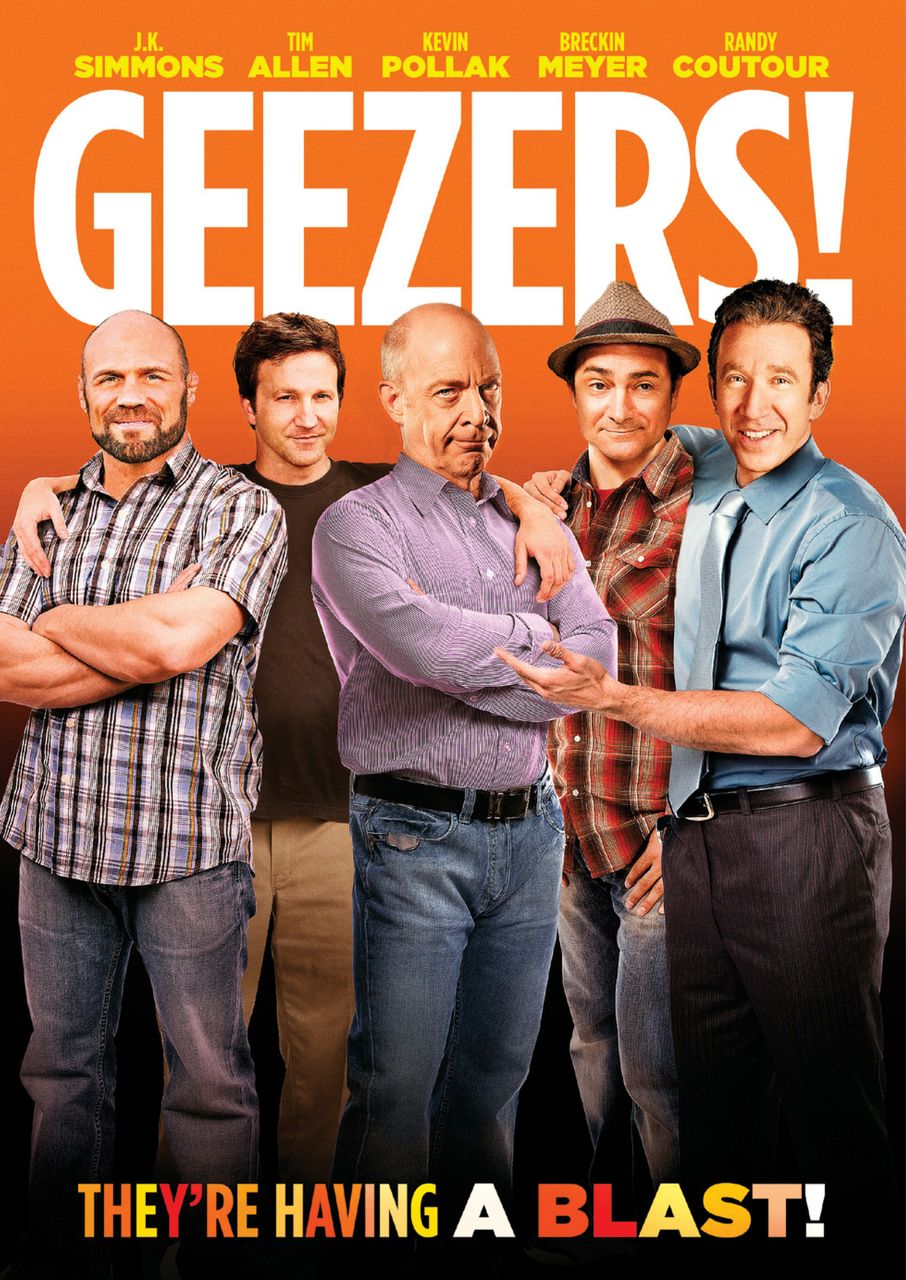 Tim Allen, Kevin Pollak, Breckin Meyer, J.K. Simmons and Randy Couture in 3 Geezers! (2013)