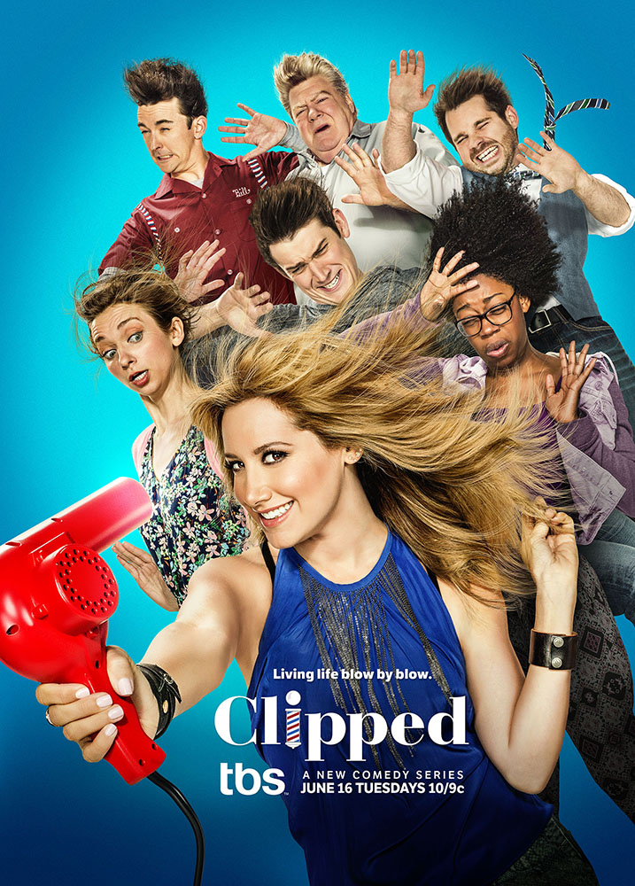 George Wendt, Ashley Tisdale, Ryan Pinkston, Lauren Lapkus, Matt Cook, Mike Castle and Diona Reasonover in Clipped (2015)