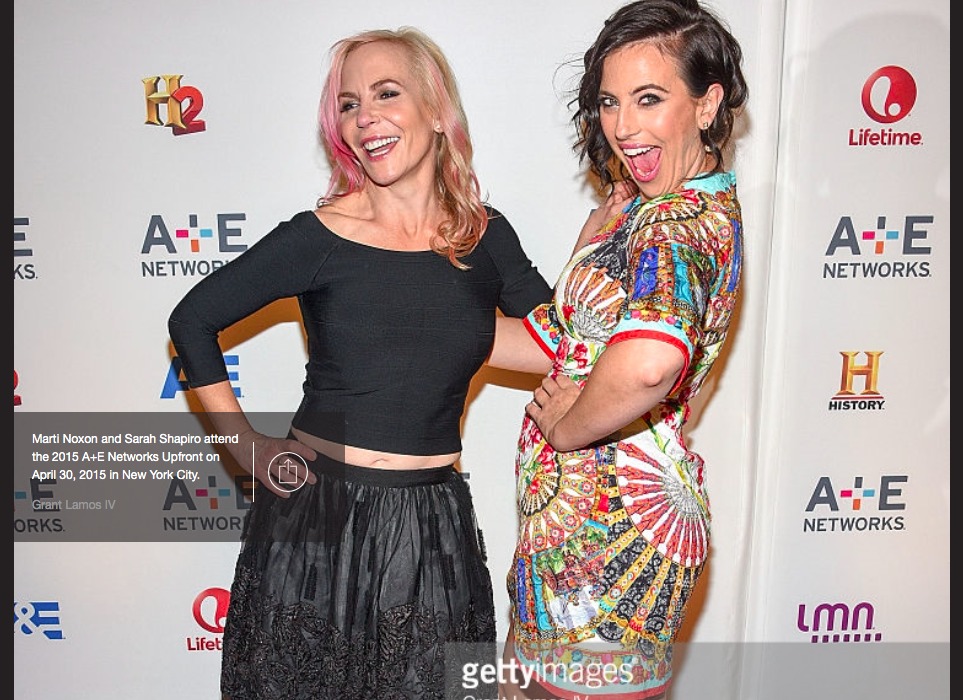 With Marti Noxon at A&E 2015 Upfronts for UnREAL