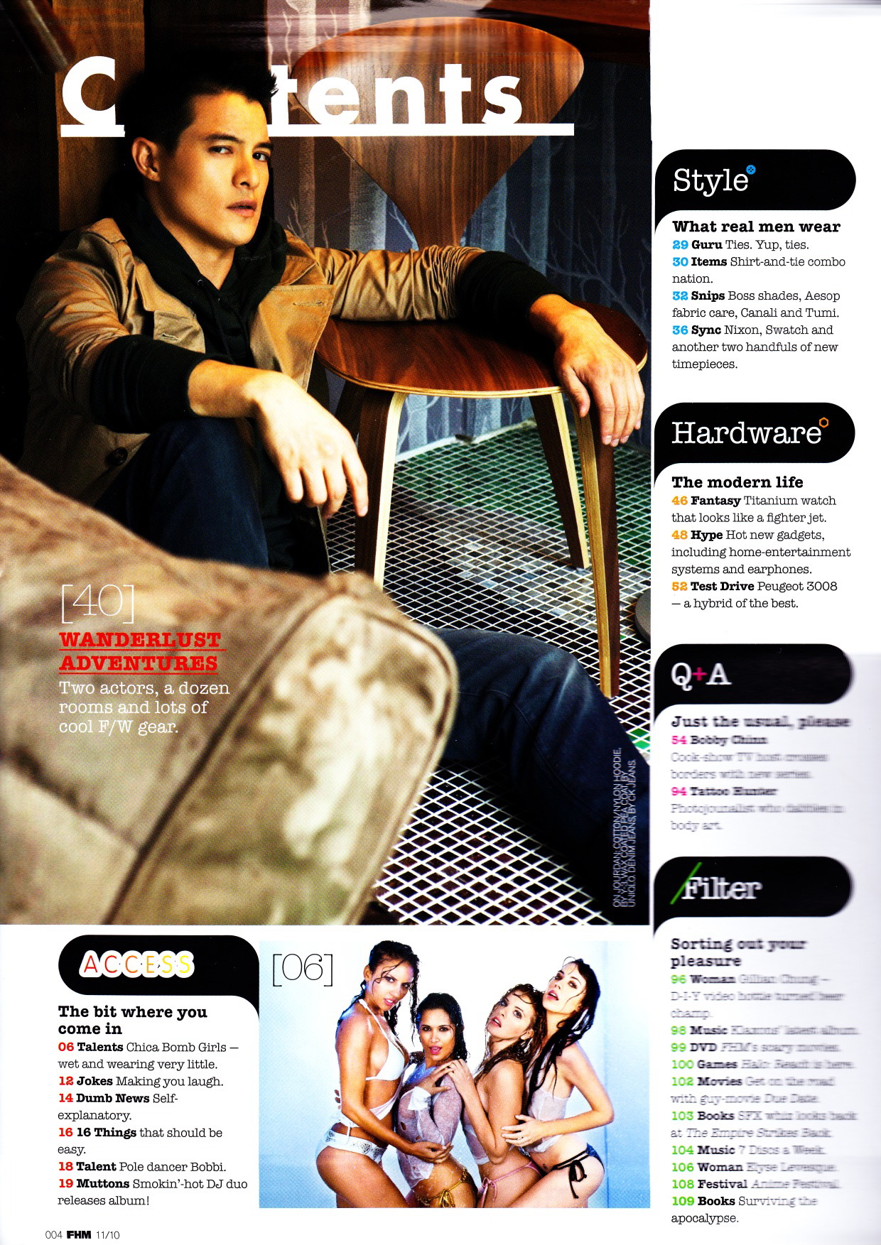 FHM - November, 2010 issue