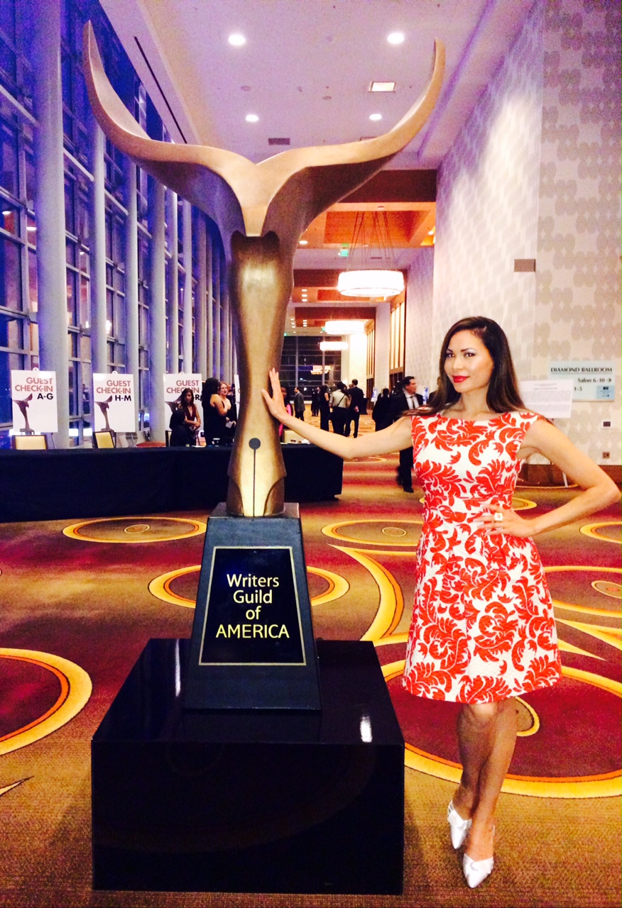 Radhaa Nilia at the Writer Guild Awards, 2014.