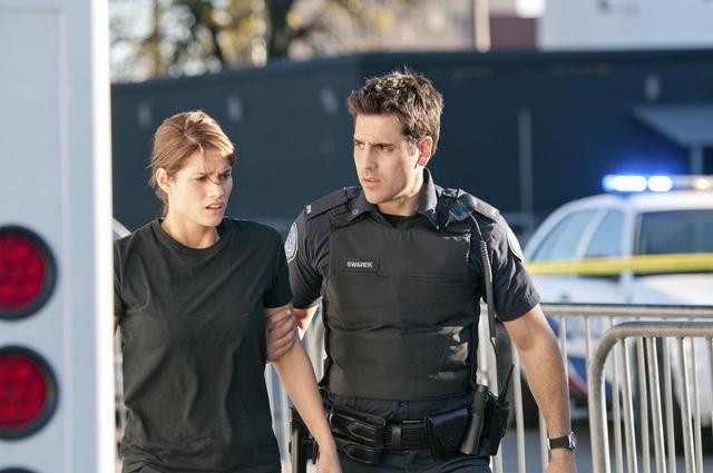 Still of Ben Bass and Missy Peregrym in Rookie Blue (2010)