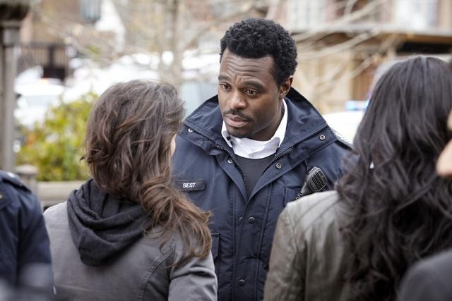 Still of Lyriq Bent and Missy Peregrym in Rookie Blue (2010)